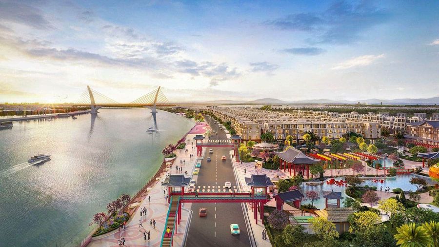 Phối cảnh shophouse — Vinhomes Royal Island