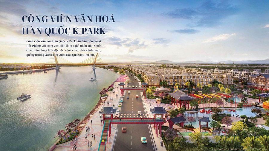 Công viên văn hoá Hàn Quốc K-Park — Vinhomes Royal Island