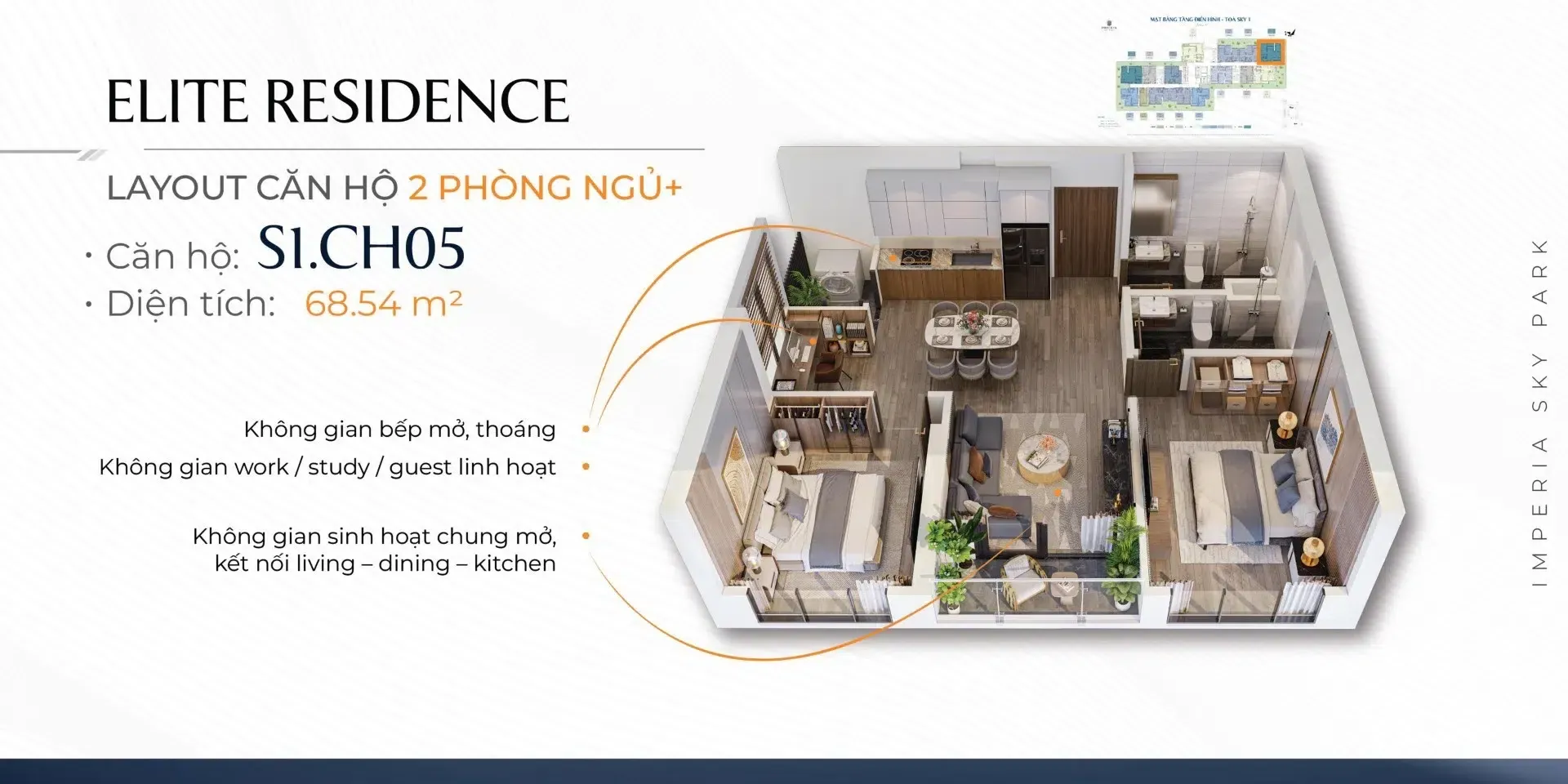 Elite Residence — 2PN — Imperia Sky Park