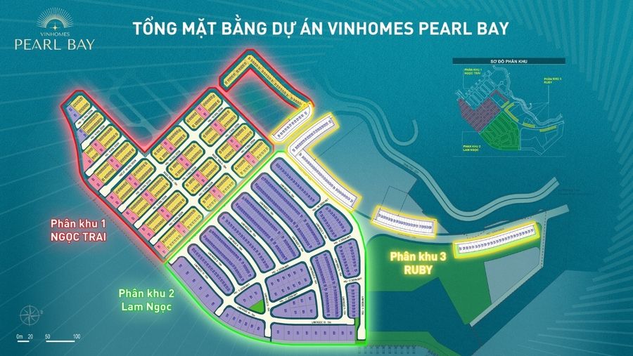 Tổng thể quy hoạch dự án — Vinhomes Pearl Bay