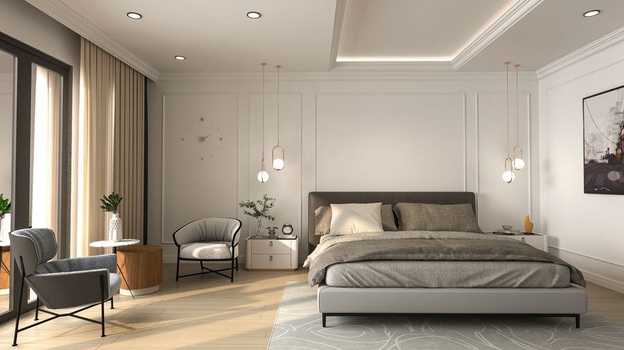Phòng ngủ nhà mẫu — Hawee Parkland Cao Thượng