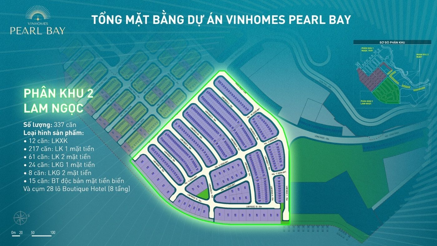 Phân khu Lam Ngọc — Vinhomes Pearl Bay