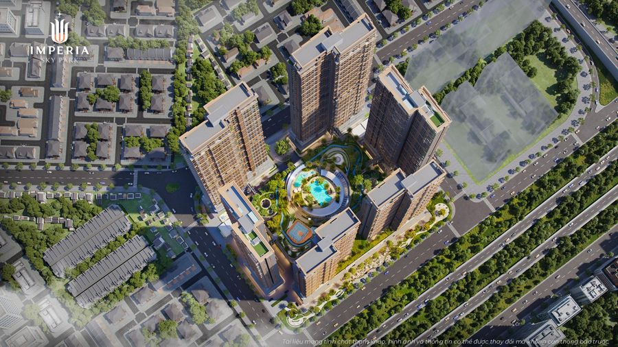Phối cảnh dự án Imperia Sky Park