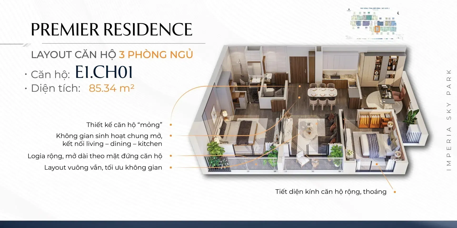 Premier Residence — 2PN — Imperia Sky Park