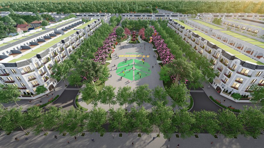 Quảng trường trung tâm Hawee Parkland Cao Thượng