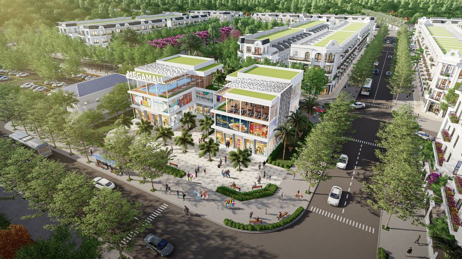 Khu trung tâm thương mại trong nội khu — Hawee Parkland Cao Thượng
